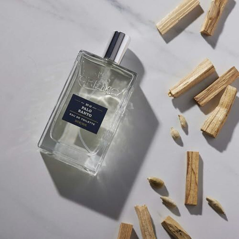 Cremo Palo Santo Cologne 3.4 Fl Oz Bright Cardamom Papyrus Mens Fragrance