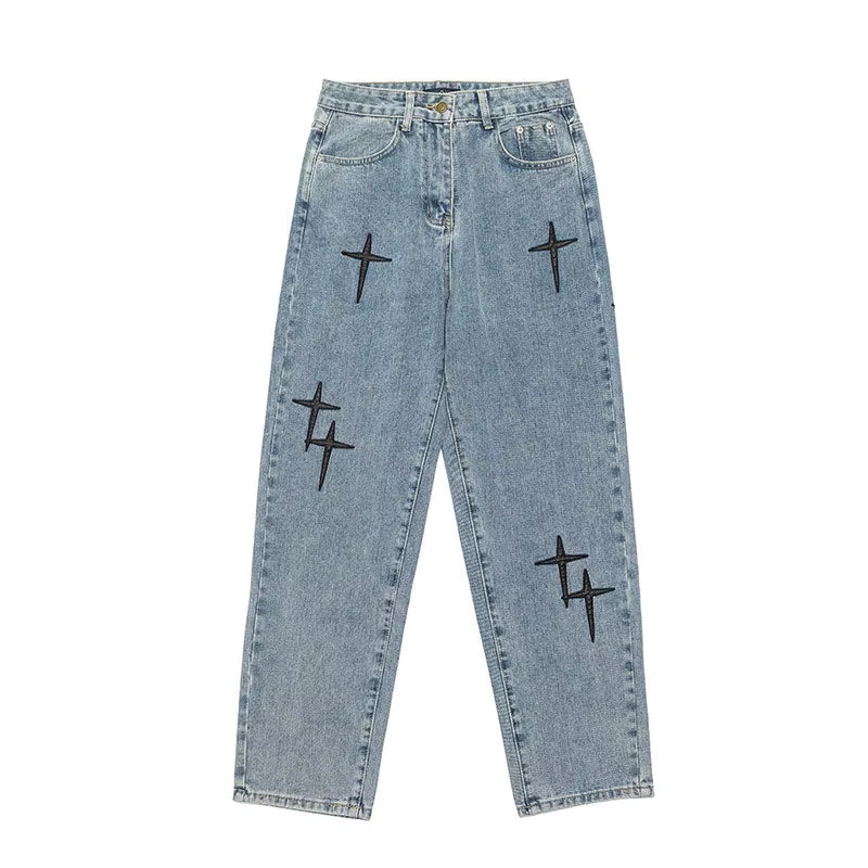 Men's Baggy Graphic Jeans