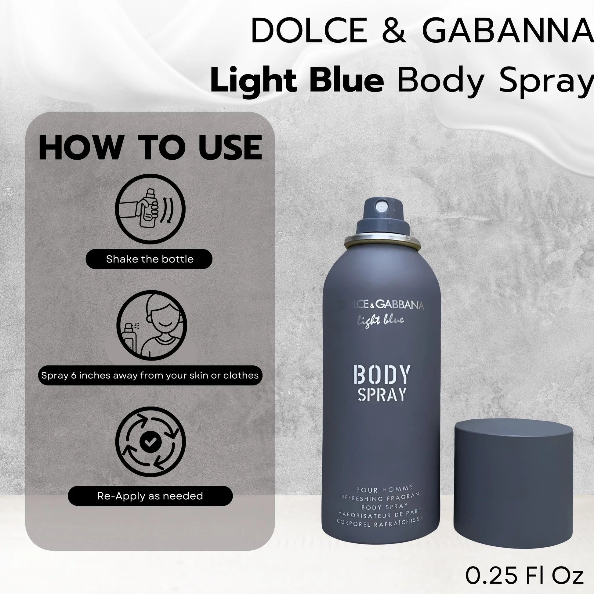 Pour Homme Body Spray 4.2 Ounce